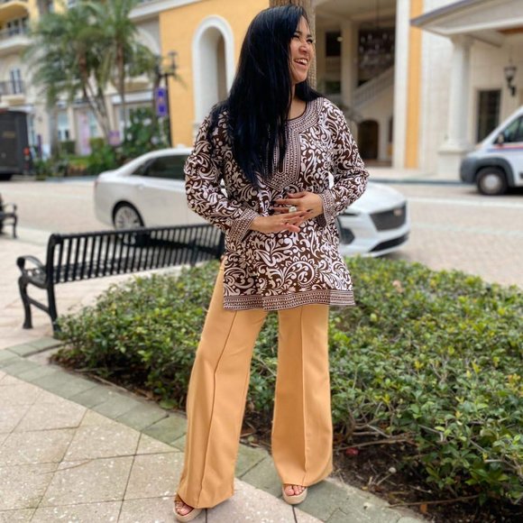 Dark Brown Tunic - Picture 2 of 4